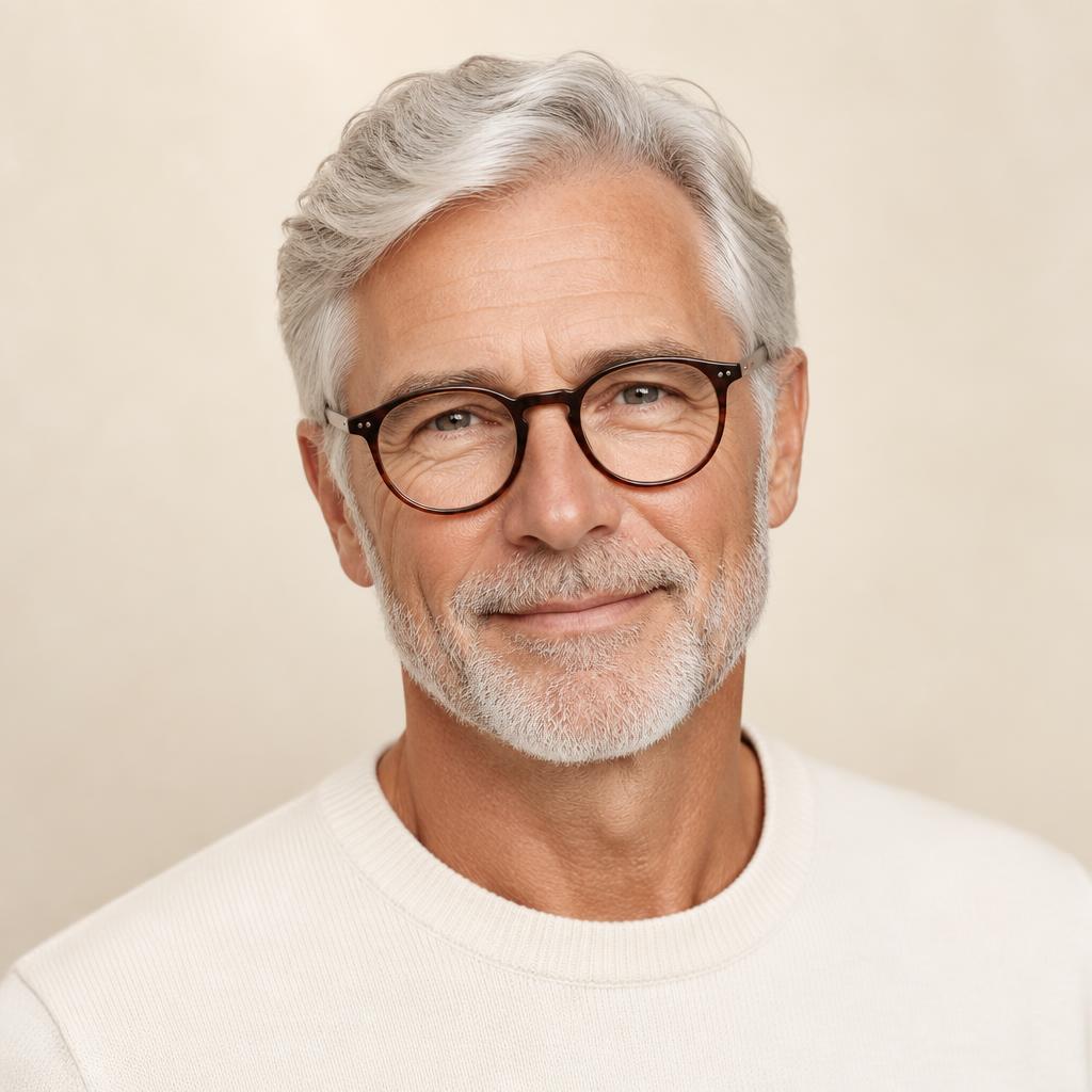 Beta tester portrait: a man in his sixties smiling